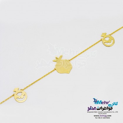 پابند طلا - طرح انار-MA0064